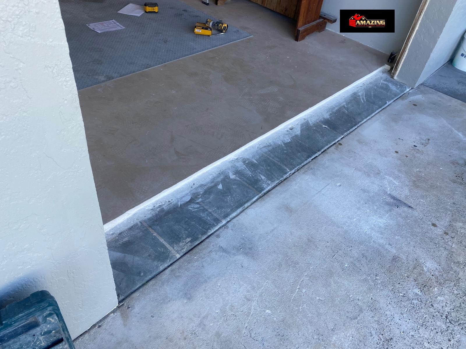 When the garage floor needs and gets cut